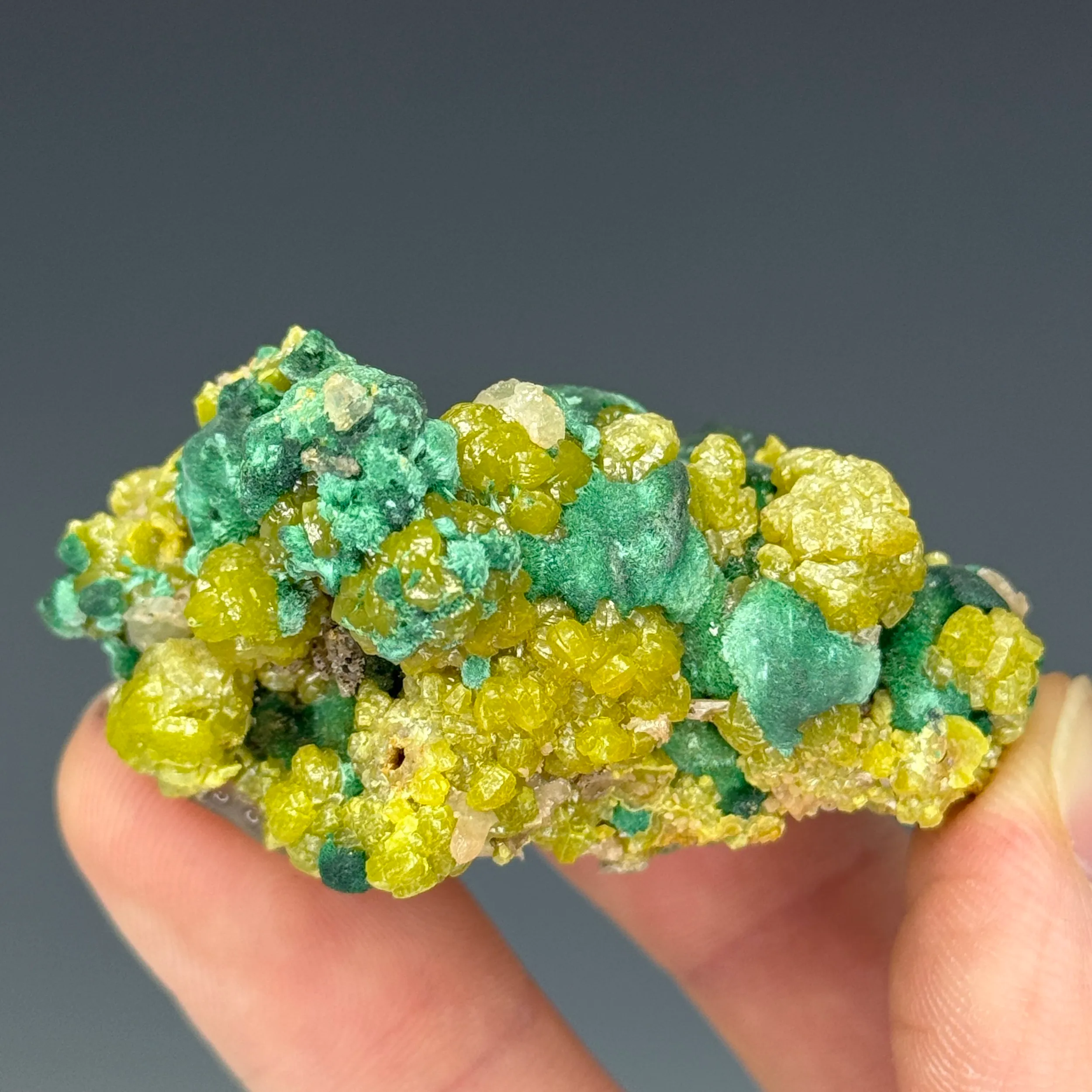 Pyromorphite and Malachite - image 1