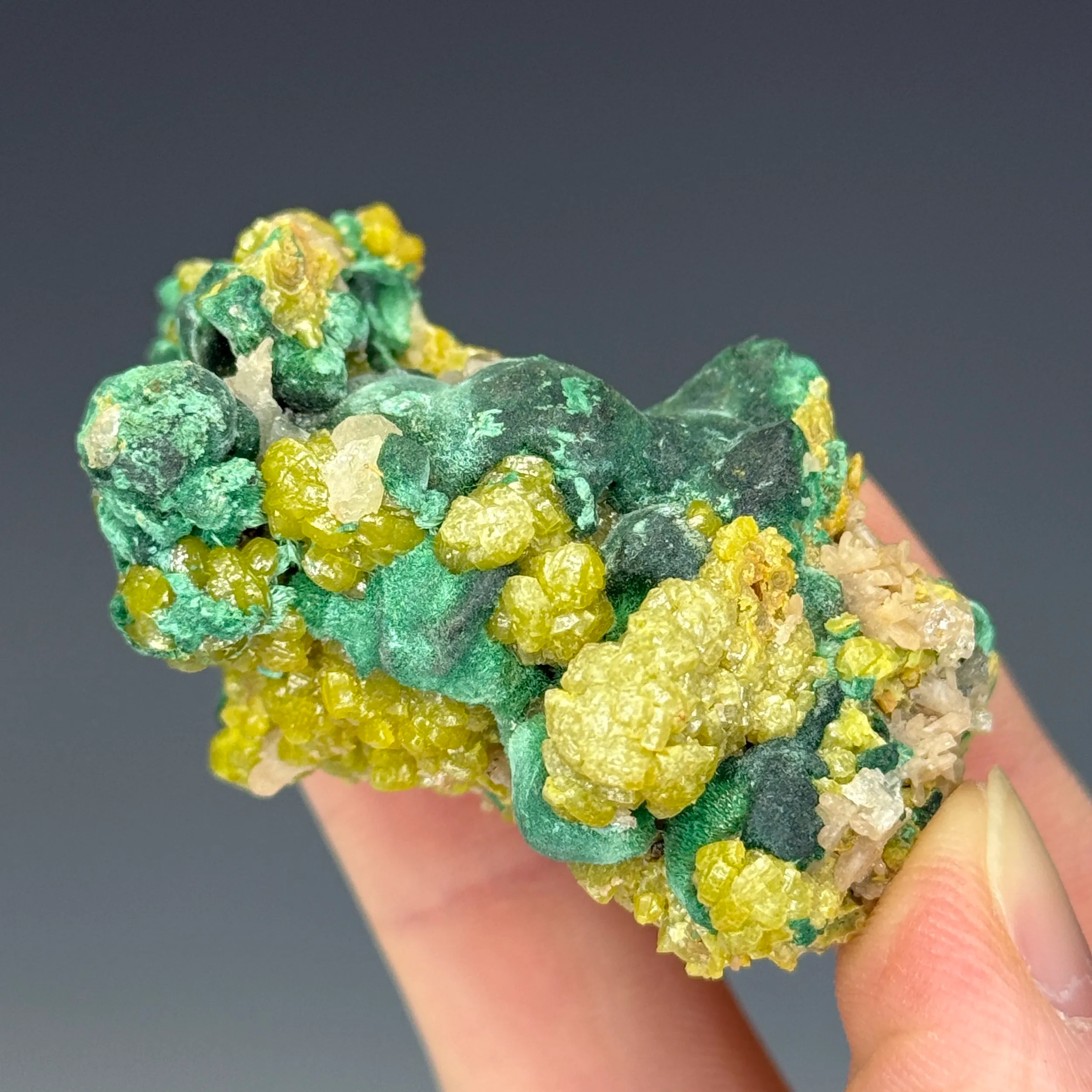 Pyromorphite and Malachite - image 2
