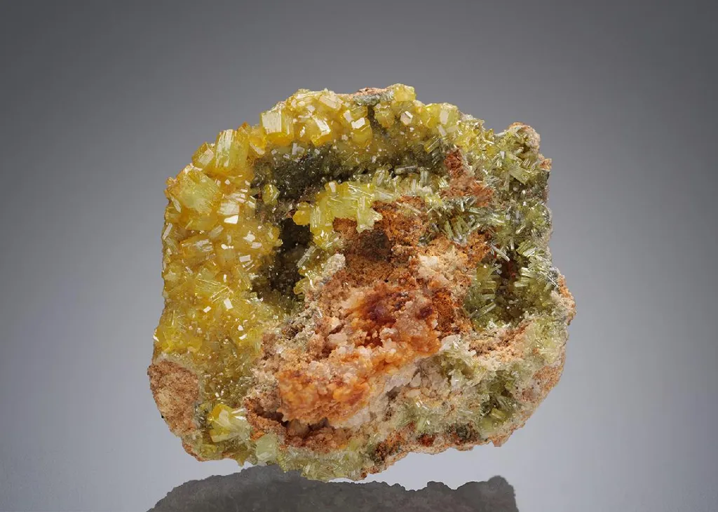 Pyromorphite and Quartz image