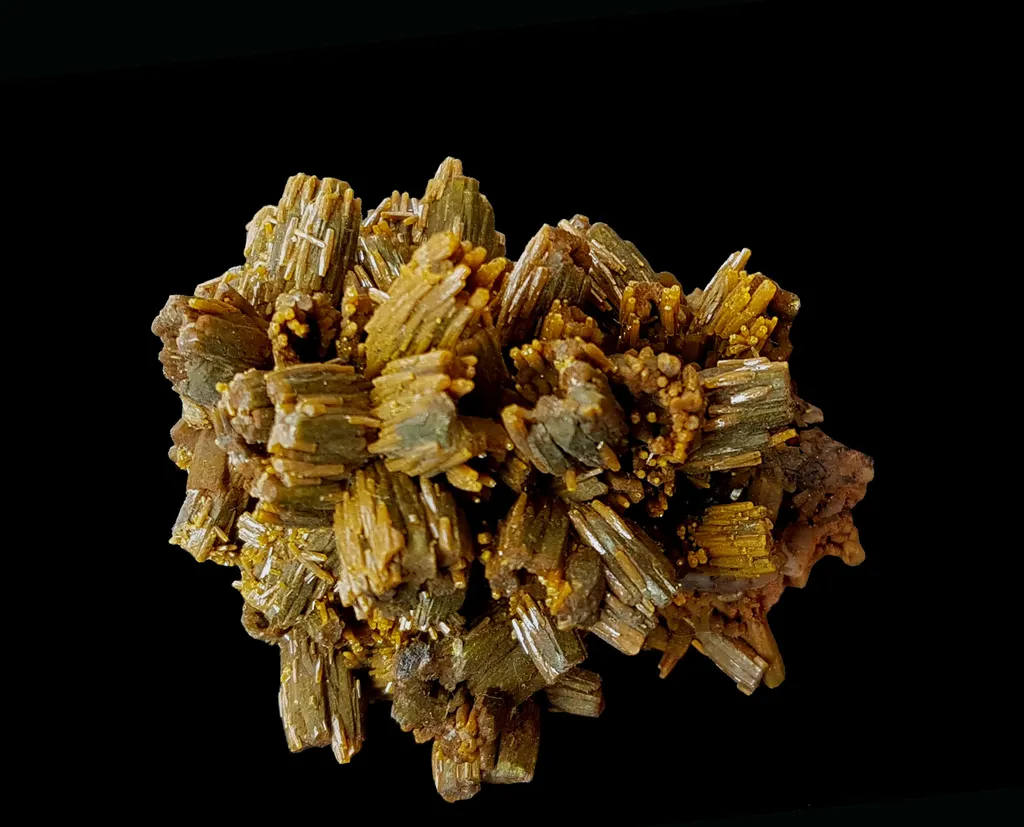 Pyromorphite from France, Nouvelle-Aquitaine, Les Farges