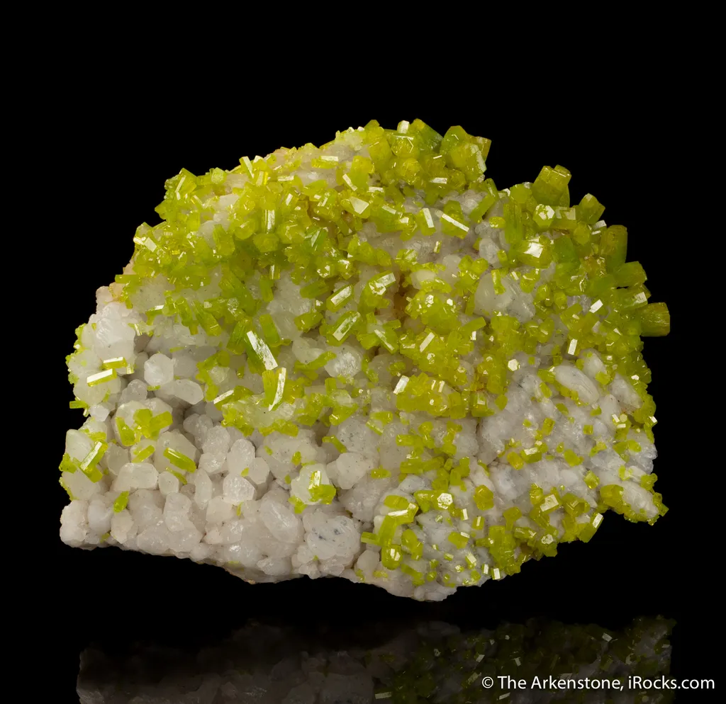 Pyromorphite (gem xls) on Quartz image