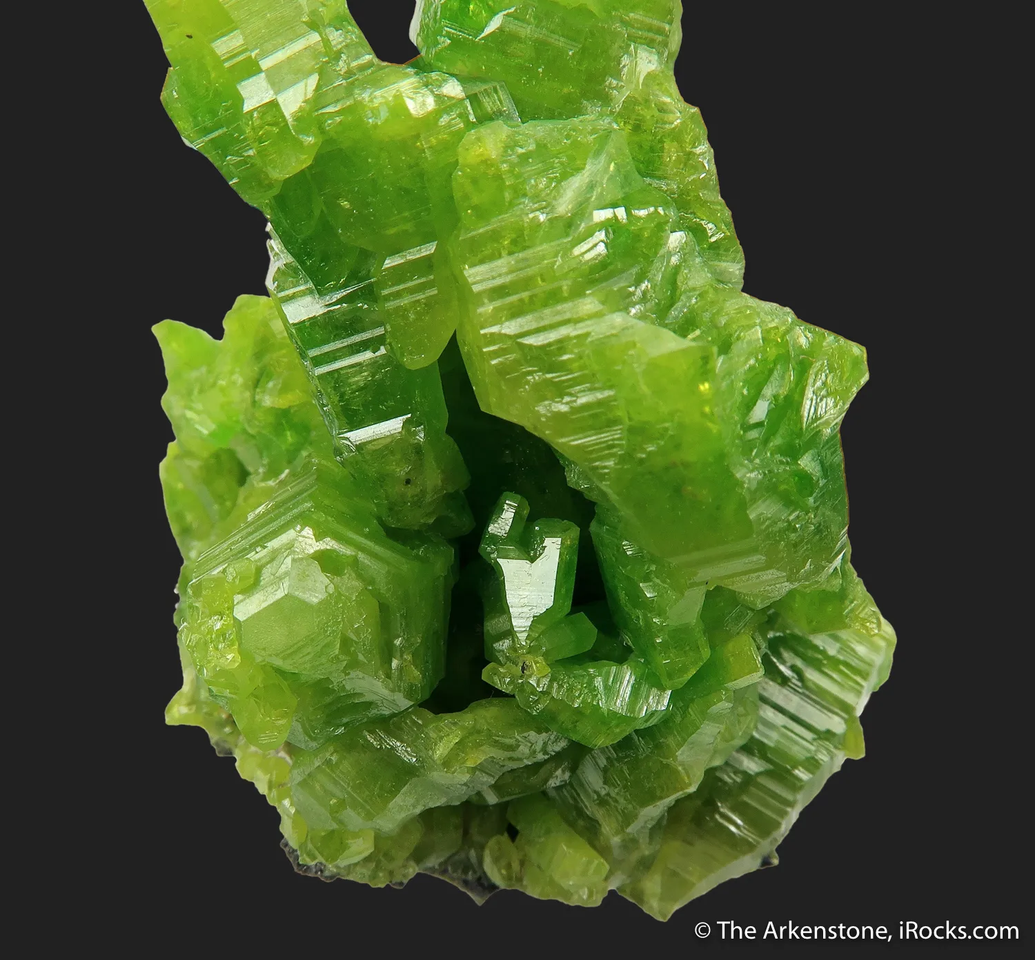 Pyromorphite (large, hoppered crystals) - image 7