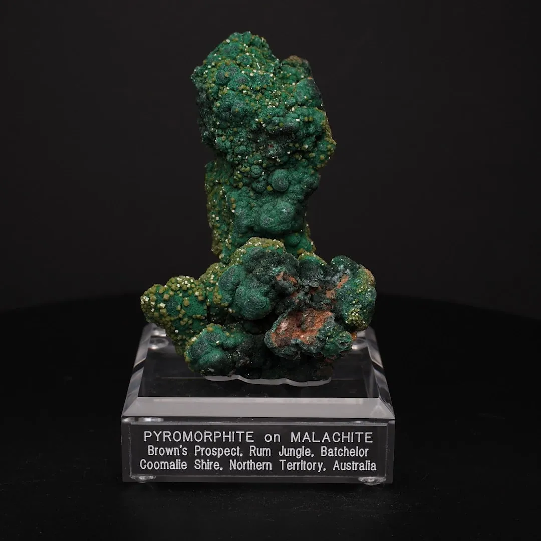 Pyromorphite, Malachite - image 2