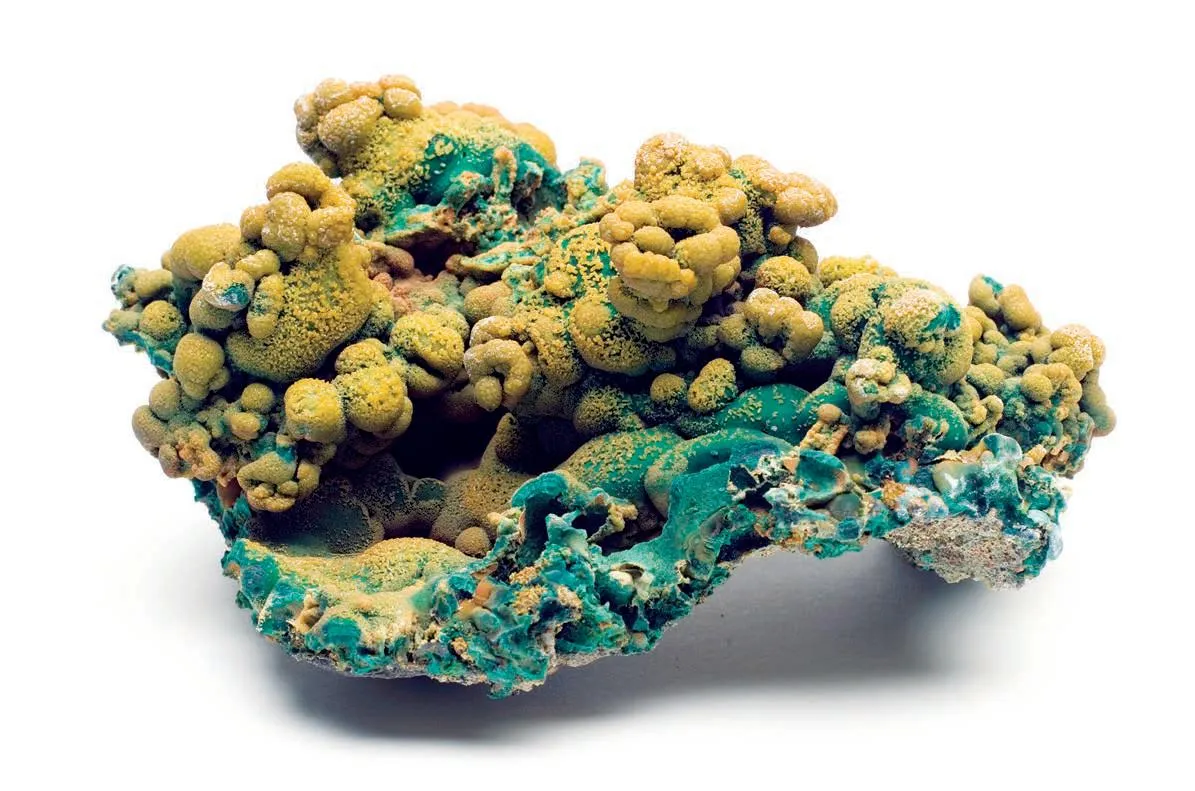 Pyromorphite, Malachite - image 1