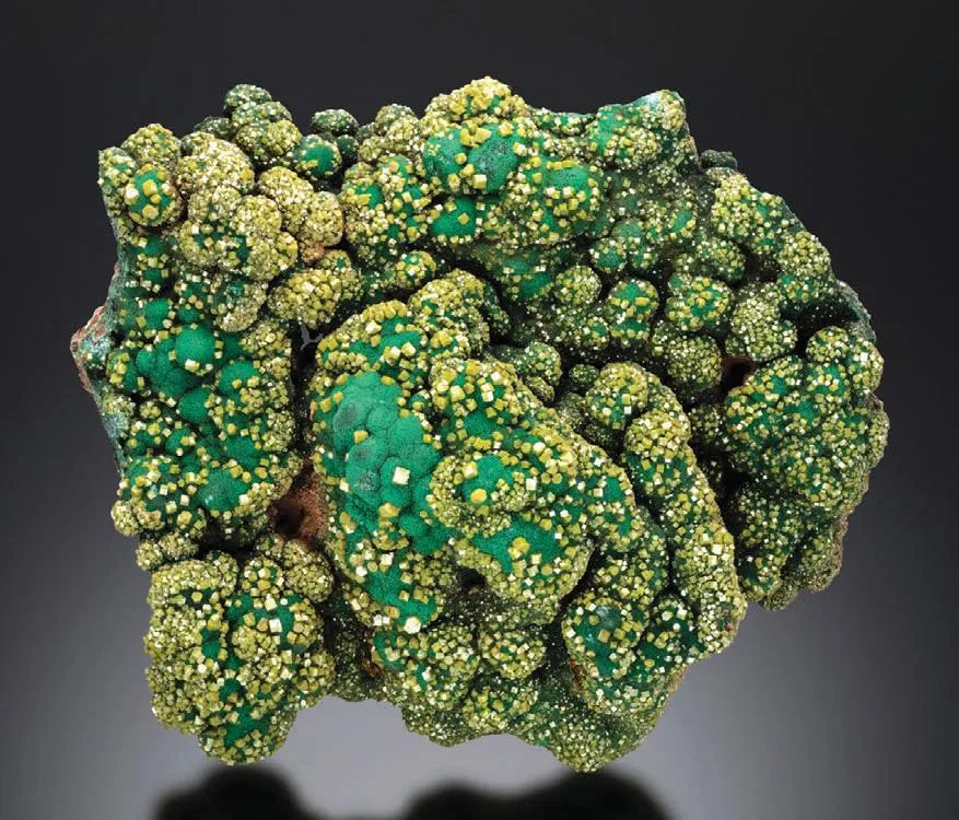 Pyromorphite, Malachite image