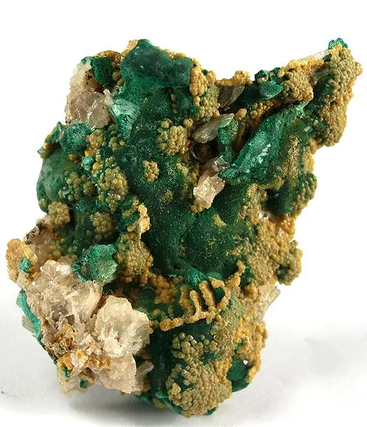 Pyromorphite, Malachite, Cerussite image