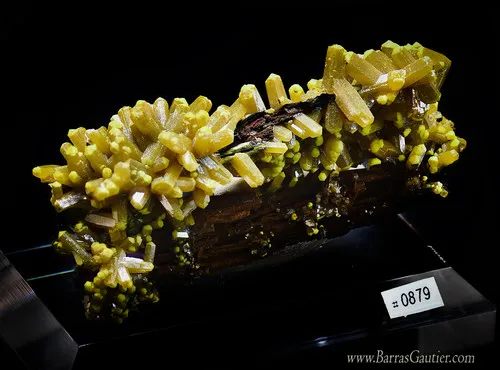 Pyromorphite on Barite - image 2