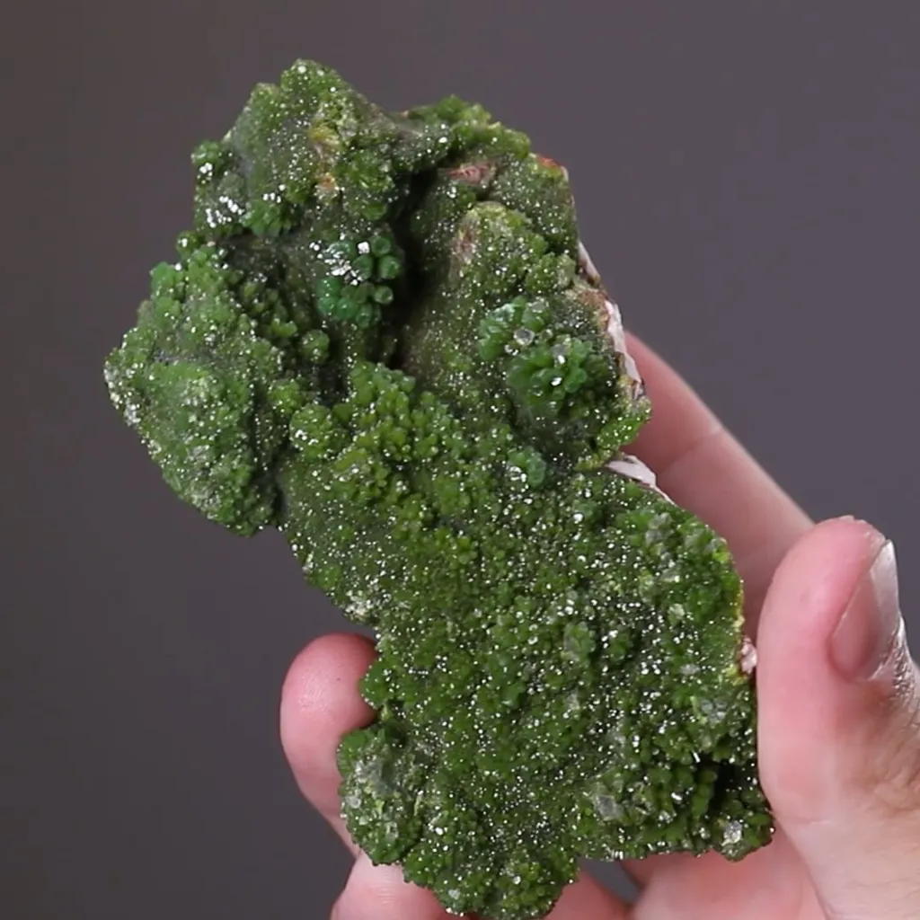 Pyromorphite on Baryte - image 2