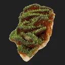 Pyromorphite on Baryte - image 1