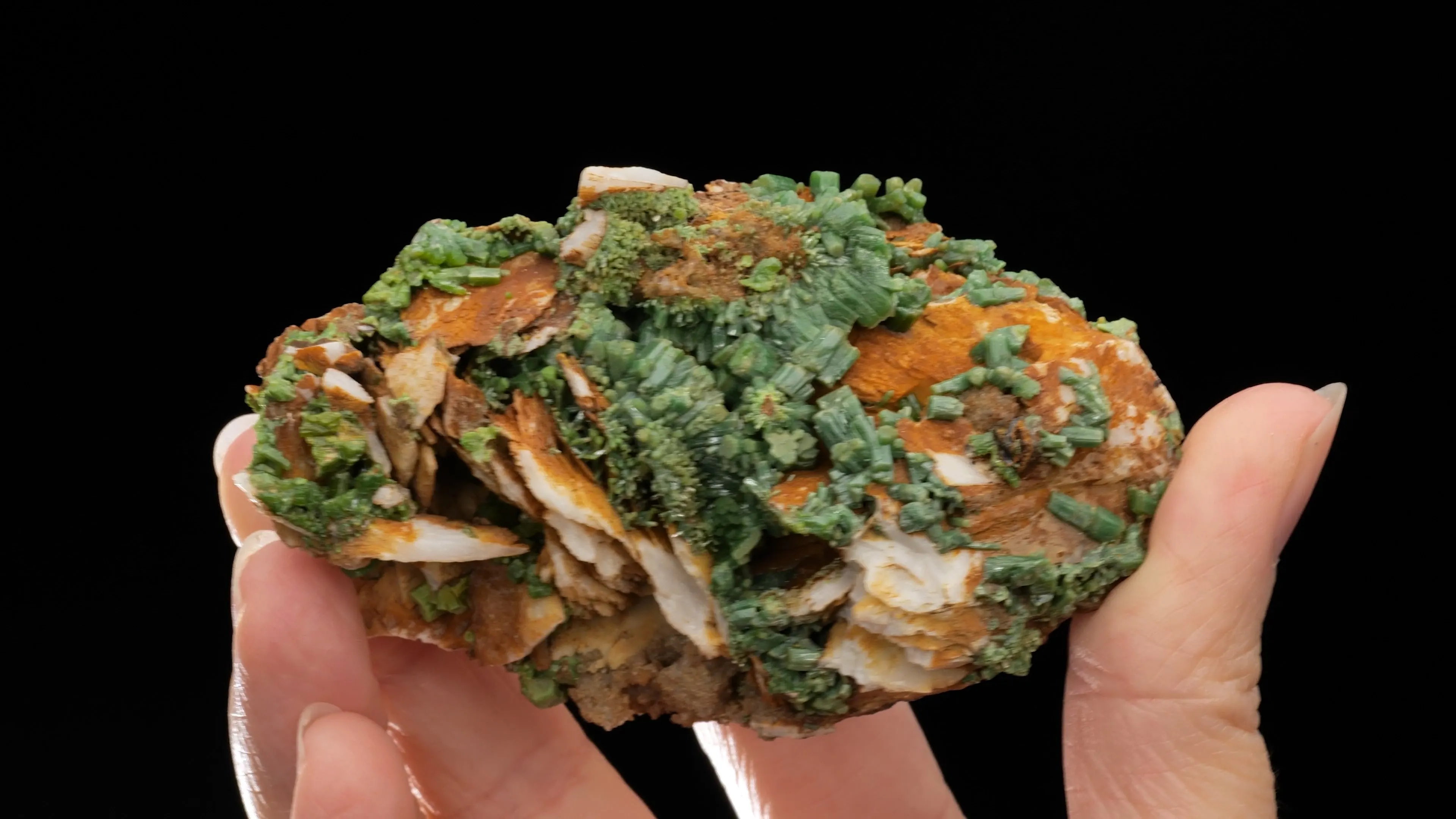 Pyromorphite on Baryte - image 2