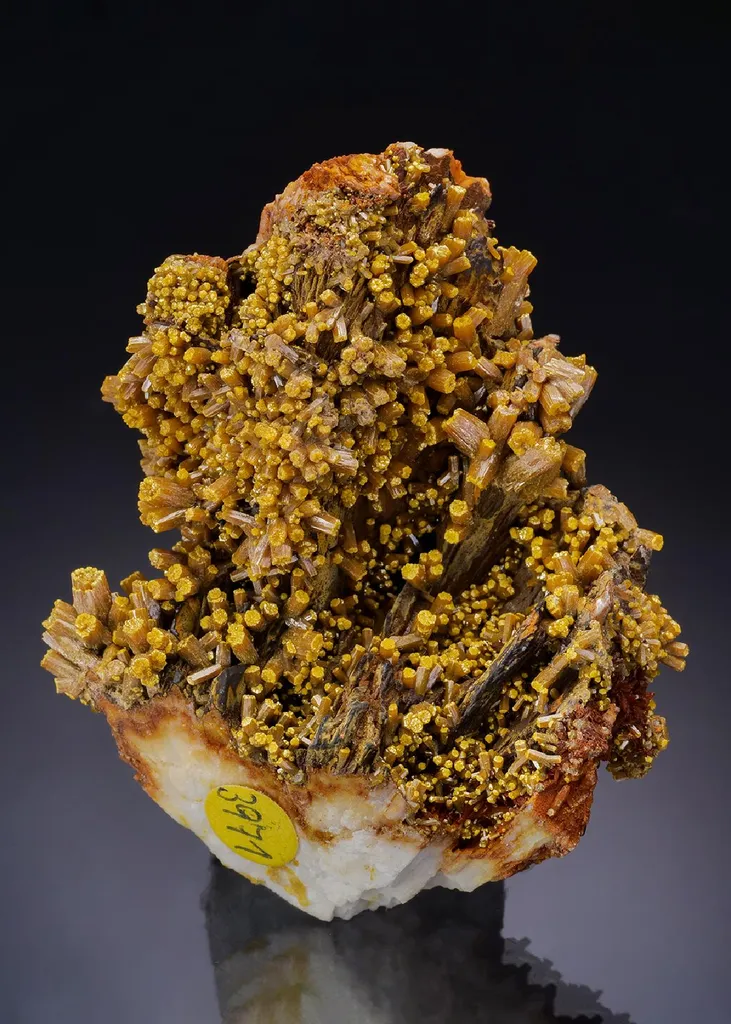 Pyromorphite on Baryte image