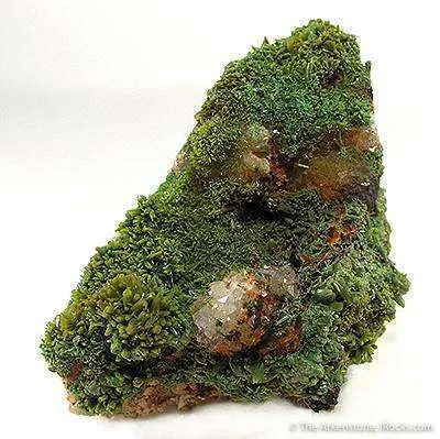Pyromorphite on Quartz image
