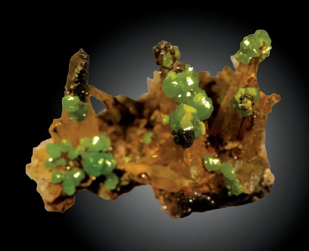 Pyromorphite on Quartz image