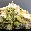 Pyromorphite & Quartz 1300 grams - Nuizière (Nuissière Mine), Villefranche-sur-Saône, Rhône, France - image 1