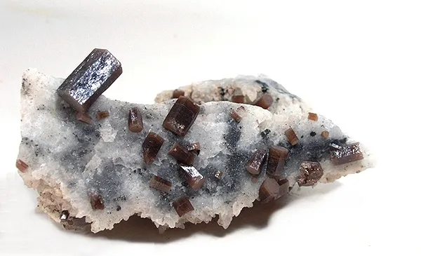 Pyromorphite, Quartz image