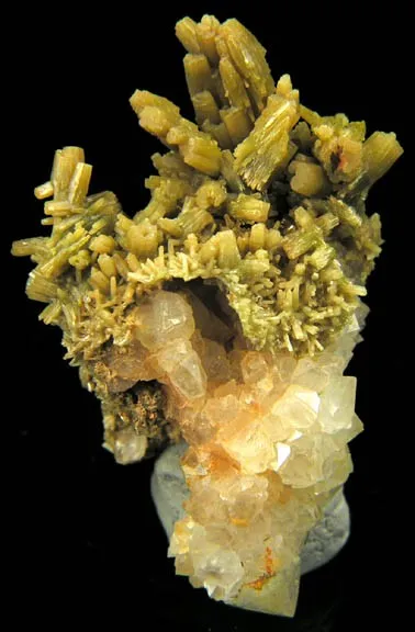 Pyromorphite, Quartz image