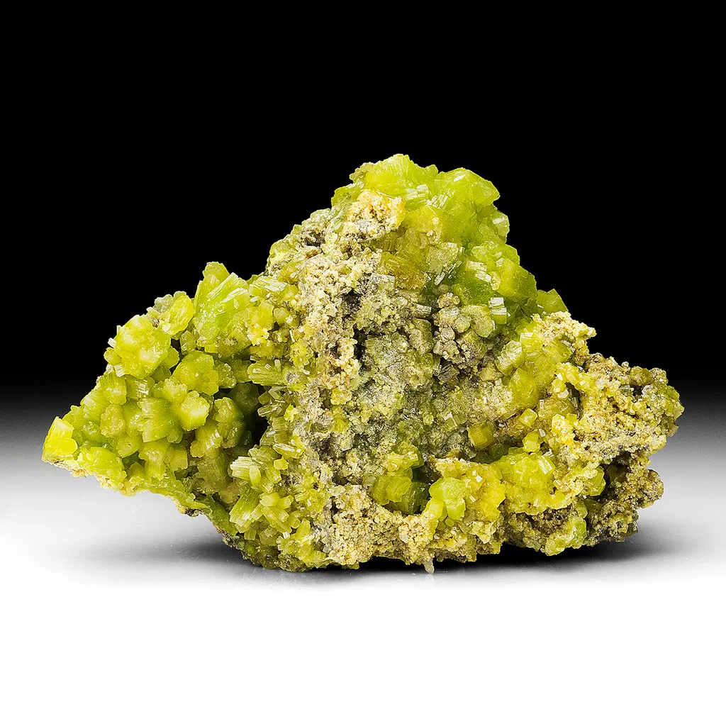 Pyromorphite with Barite image