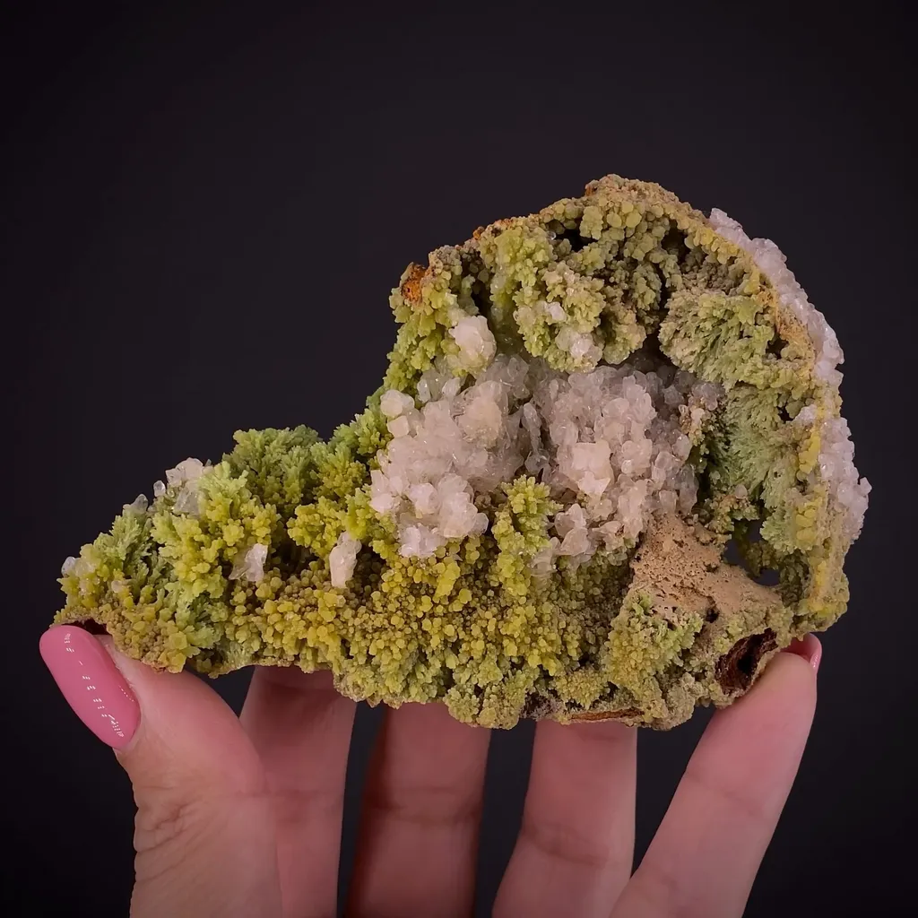 Pyromorphite with Calcite image