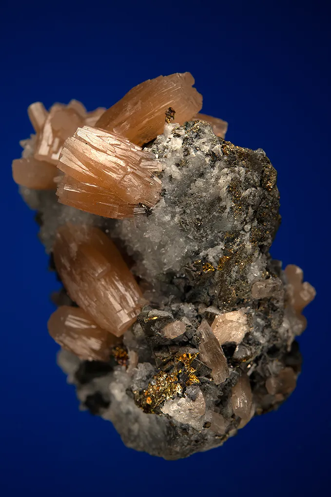 Pyromorphite with Chalcopyrite on Quartz - image 4