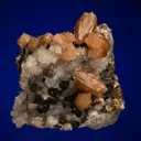 Pyromorphite with Chalcopyrite on Quartz - image 1