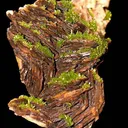 Pyromorphite With Fluorite on Baryte - image 1