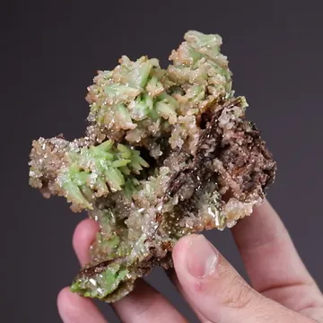 Pyromorphite with Tarbuttite