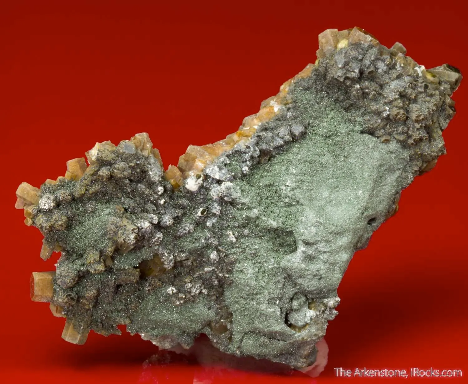 Pyrosmalite-(Mn) with Barite - image 6