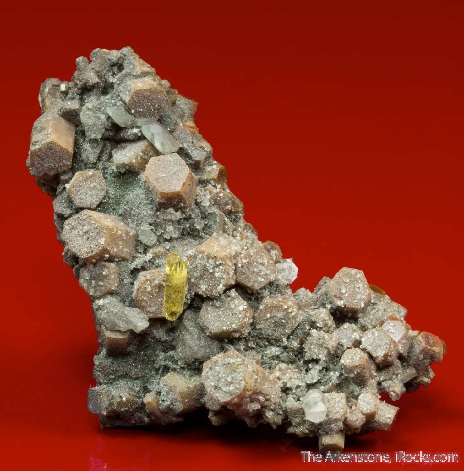 Pyrosmalite-(Mn) with Barite - image 5