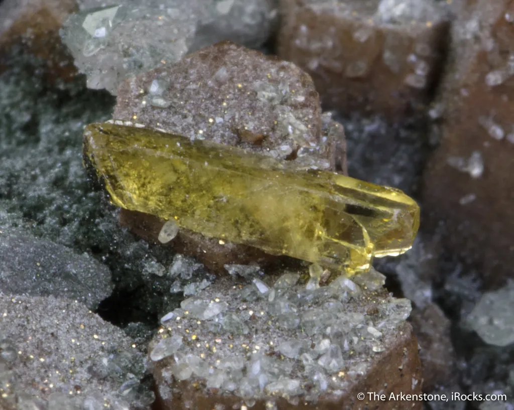 Pyrosmalite-(Mn) with Barite - image 4
