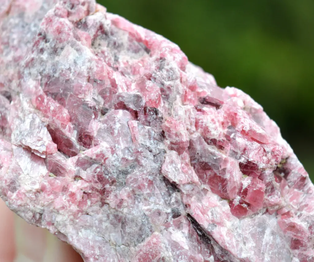 Pyroxmangite - 531 grams - Morro da Mina mine, Conselheiro Lafaiete, Minas Gerais, Brazil - image 5