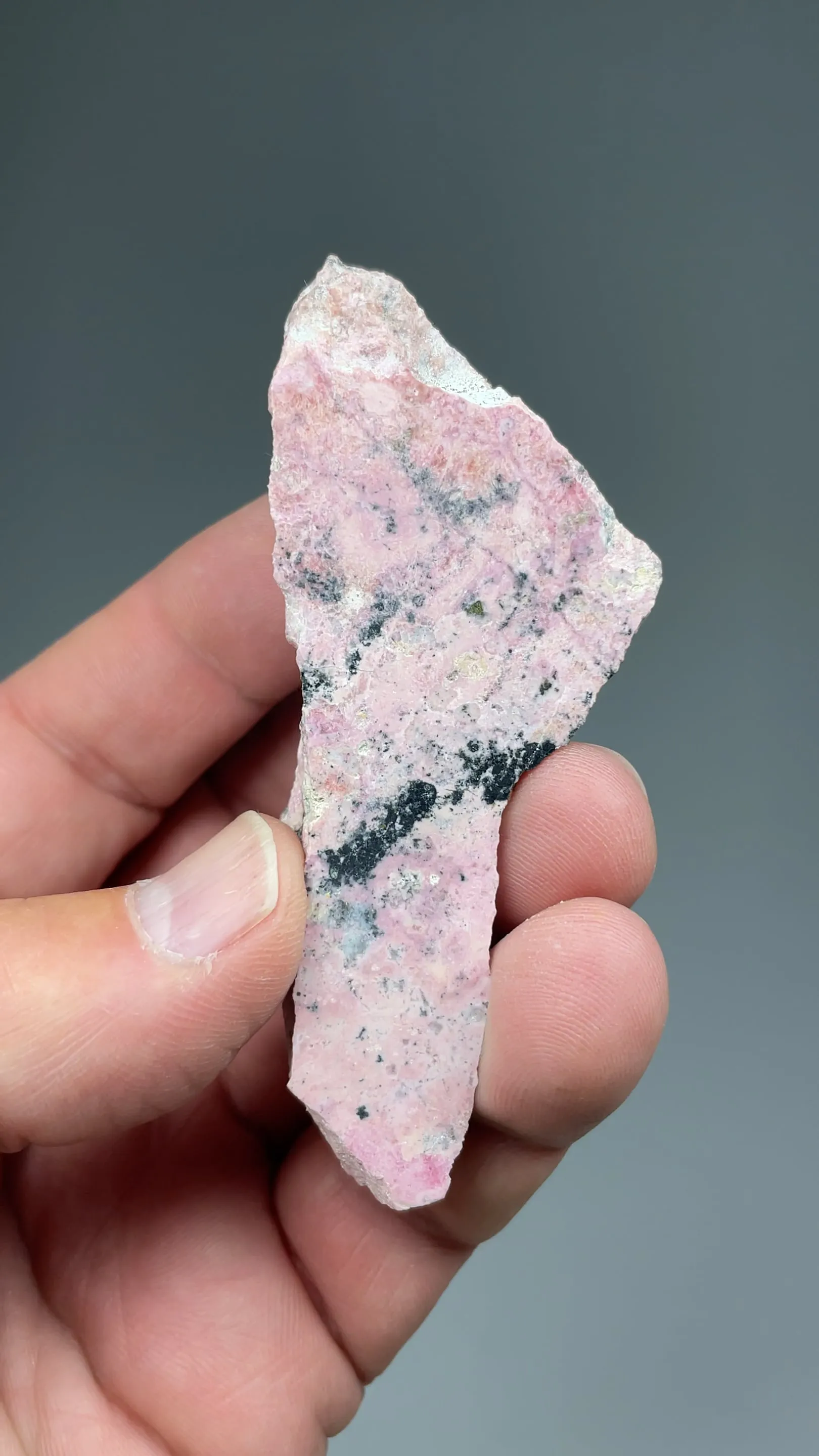 Pyroxmangite with Pyrite - image 2