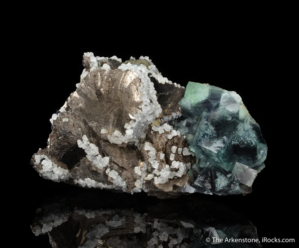 Pyrrhotite and Fluorite with Calcite - image 2