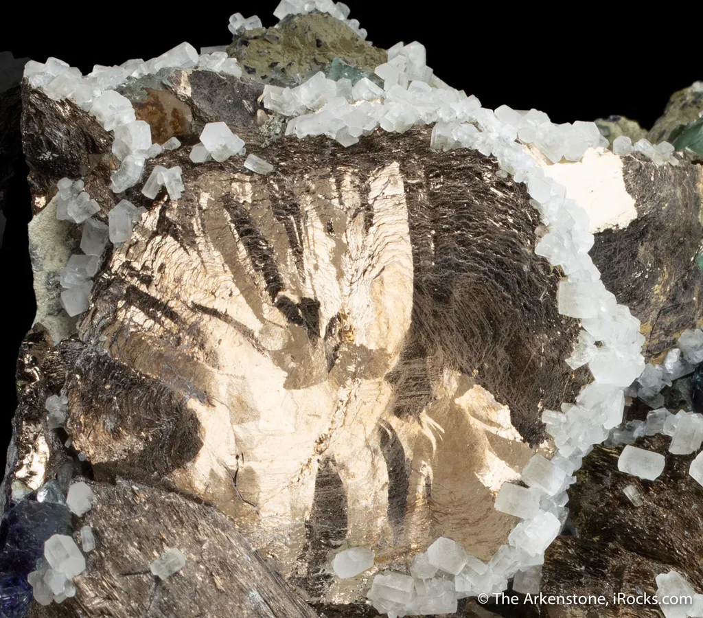 Pyrrhotite and Fluorite with Calcite - image 8
