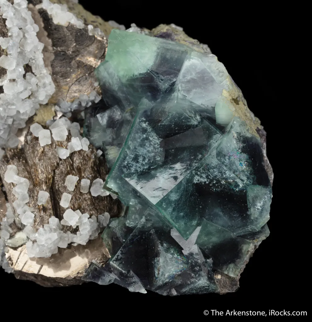 Pyrrhotite and Fluorite with Calcite - image 4