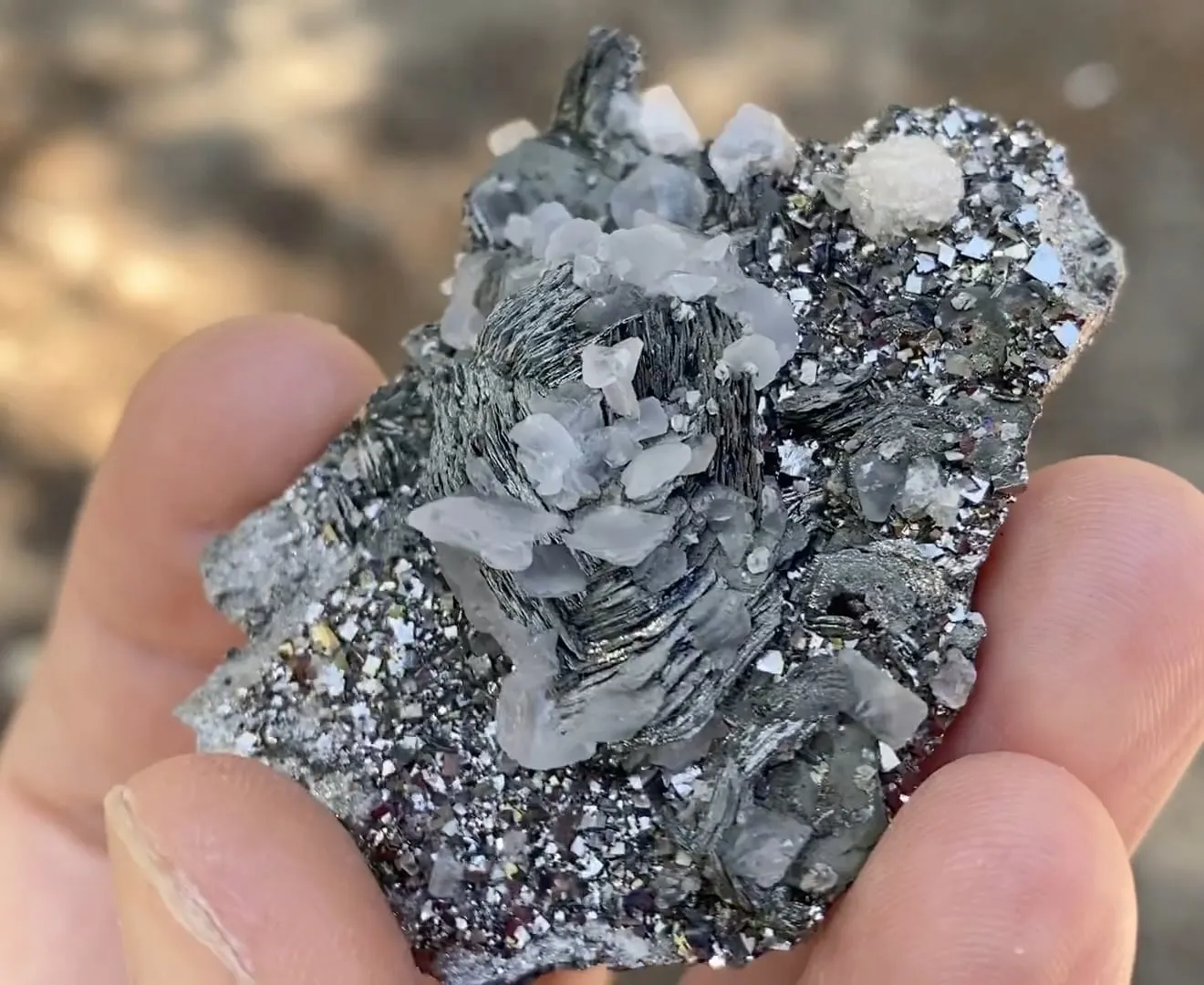 Pyrrhotite, Calcite and Pyrite - image 5