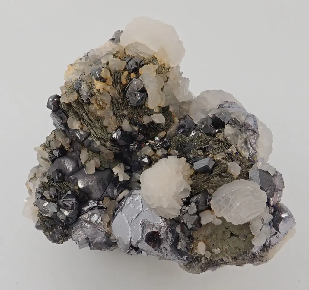 Pyrrhotite, Calcite, Galena, Sphalerite image