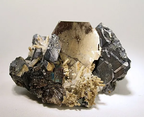 Pyrrhotite, Galena, Quartz image