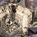 Pyrrhotite on Fluorite with Calcite - image 5