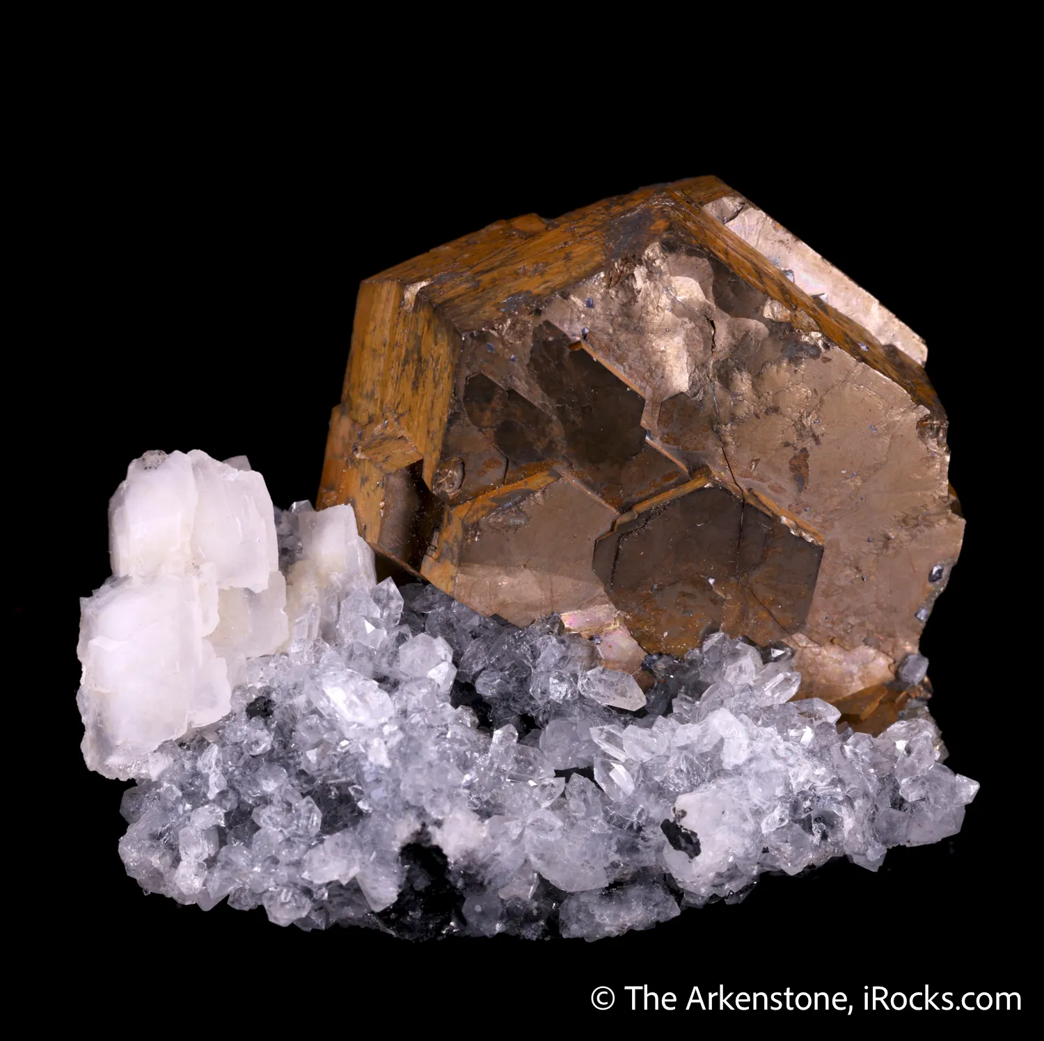 Pyrrhotite with Calcite and Quartz - image 1