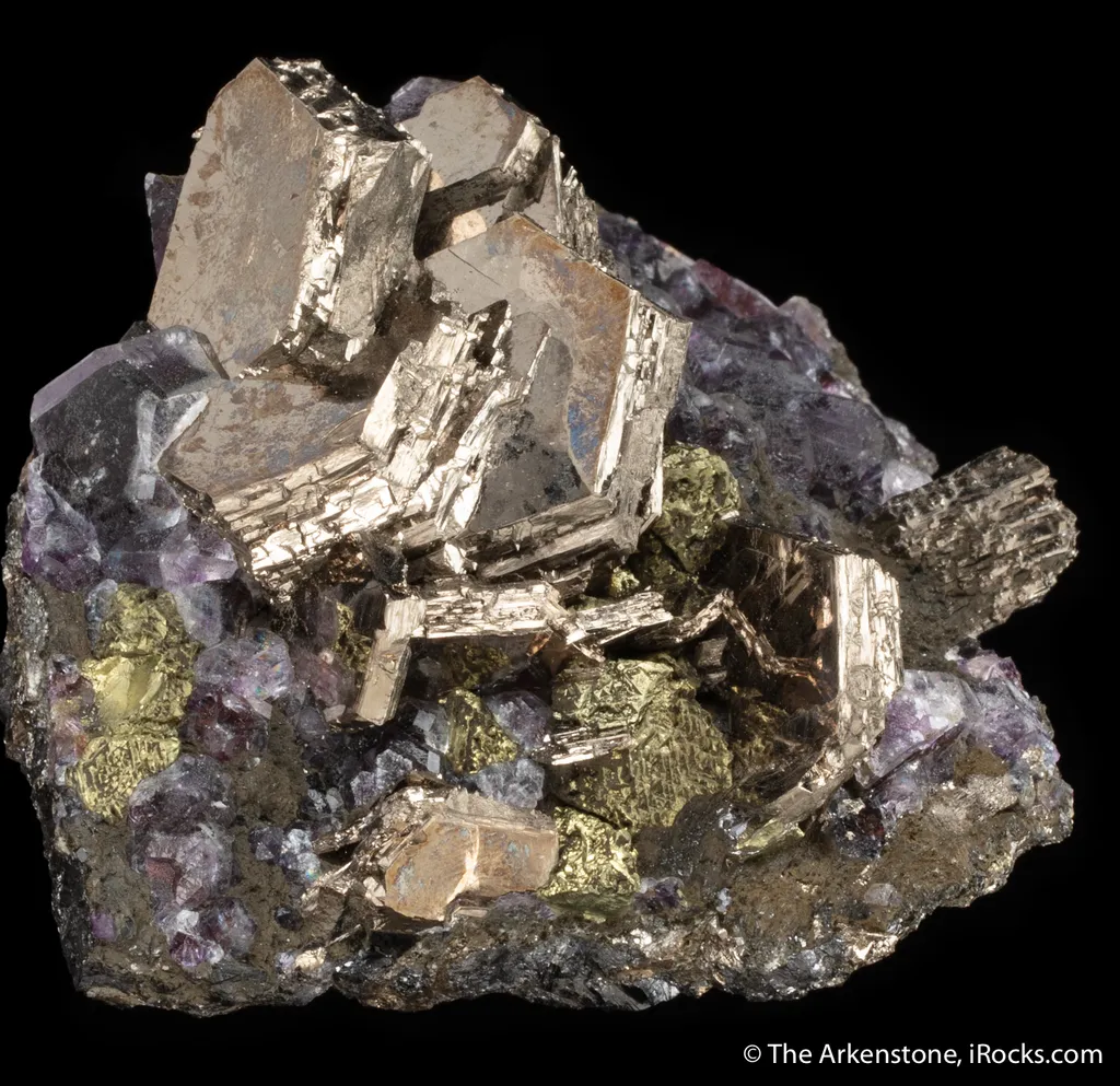 Pyrrhotite with Chalcopyrite and Fluorite - image 2