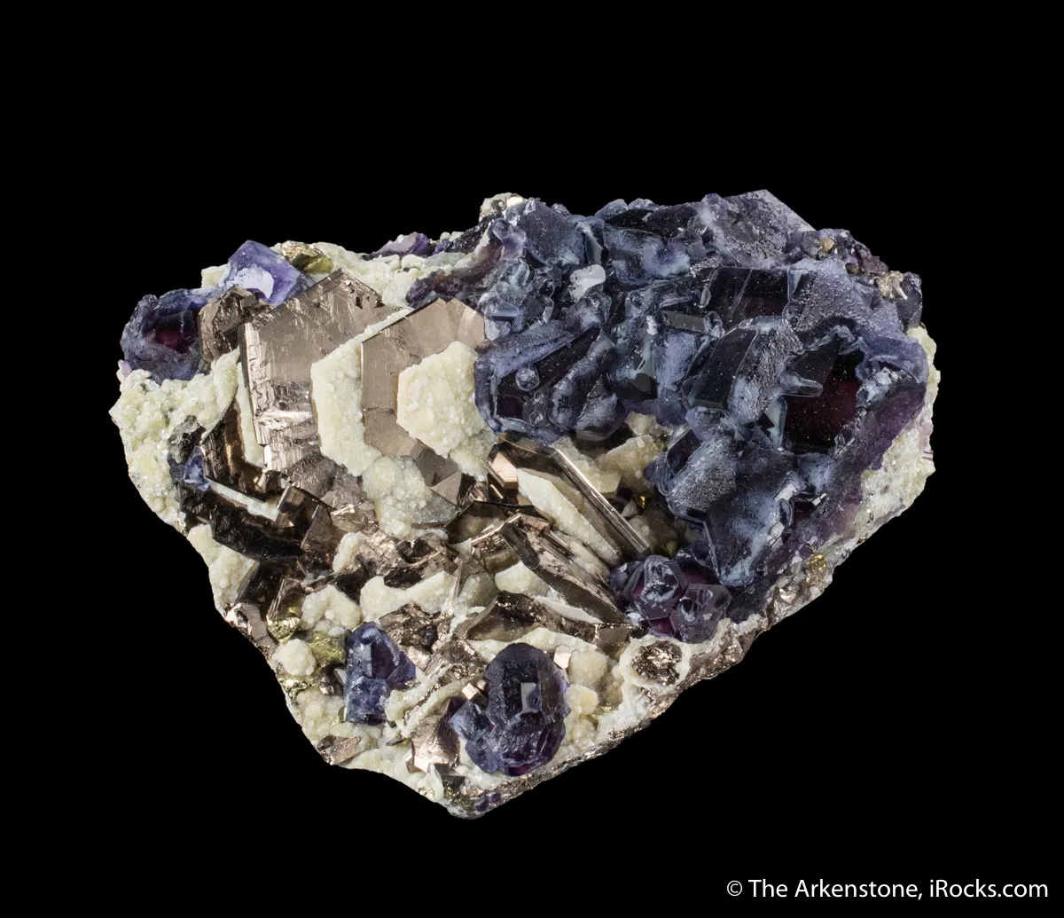 Pyrrhotite with Fluorite and Muscovite - image 1