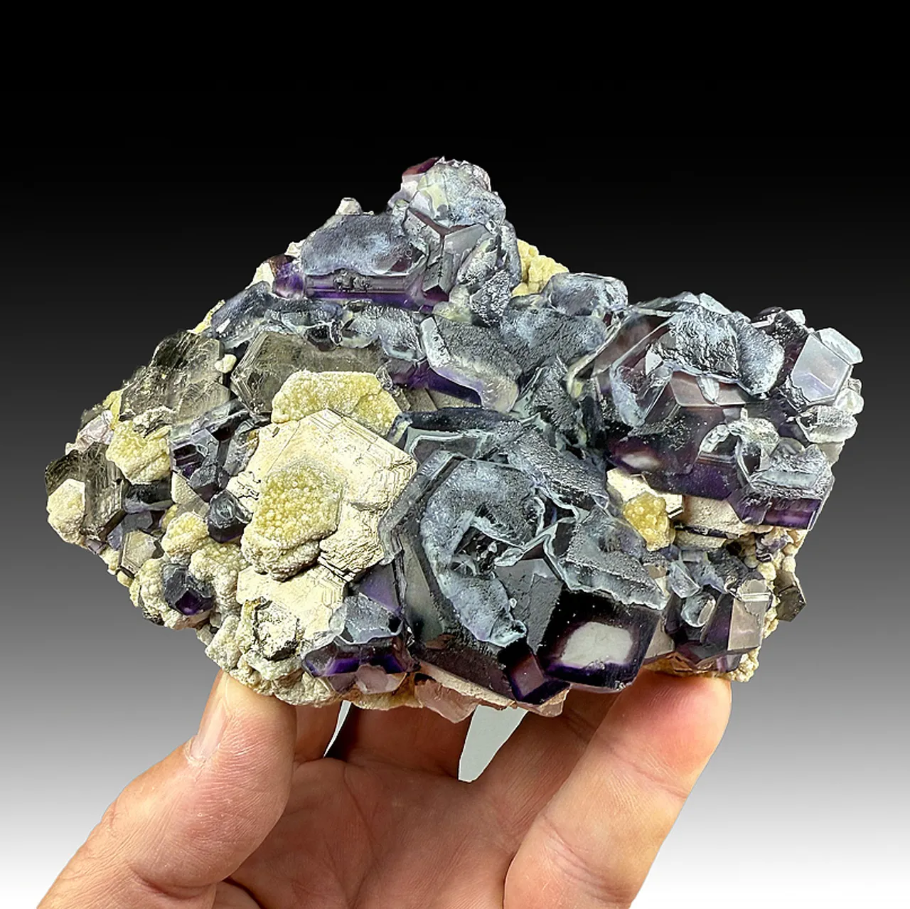 Pyrrhotite with Fluorite, Calcite - image 1