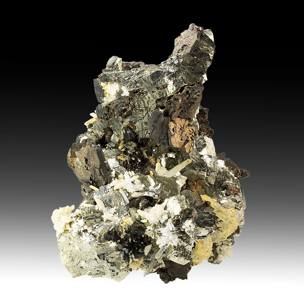 Pyrrhotite with Pyrite, Quartz - image 1