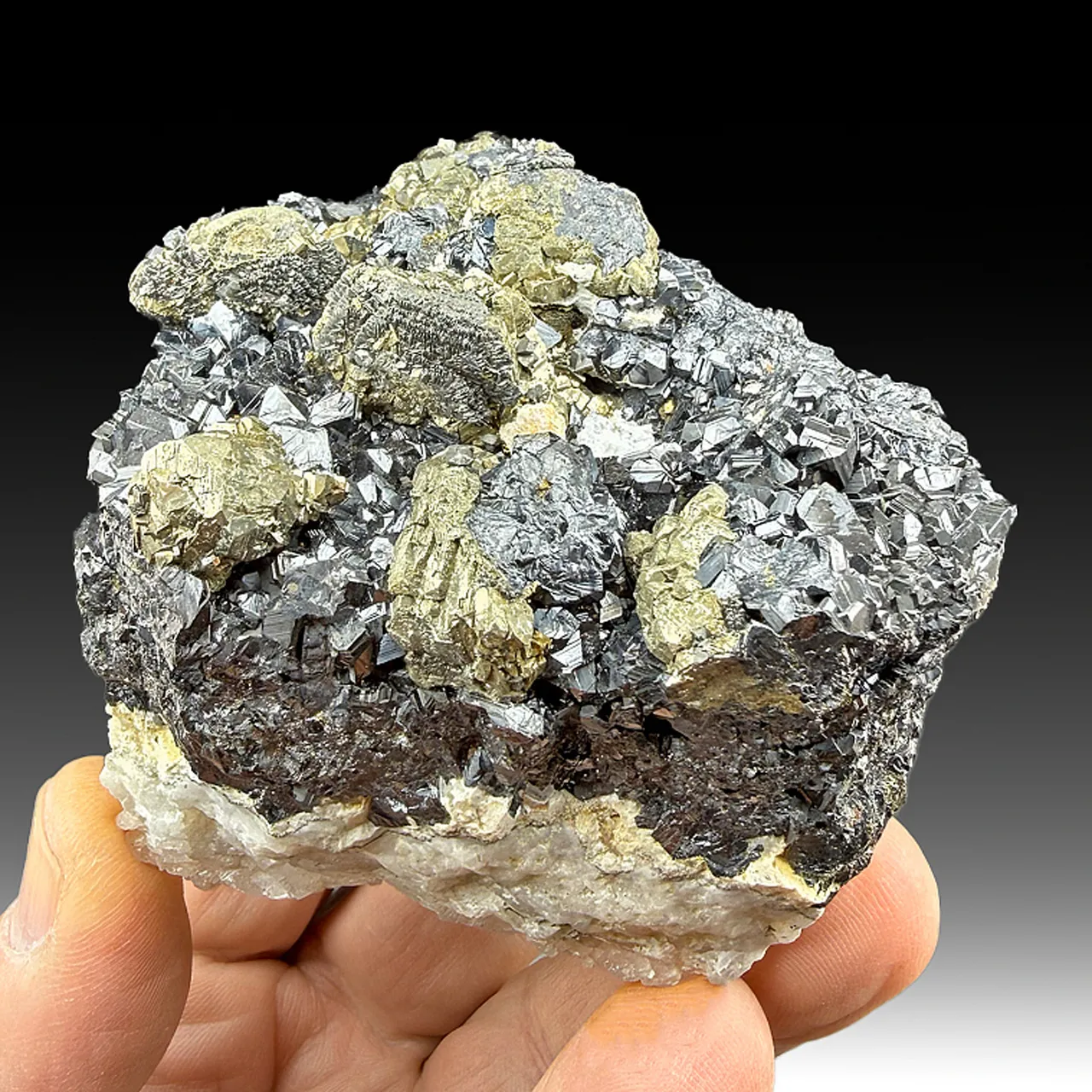 Pyrrhotite with Pyrite, Sphalerite - image 1