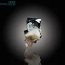 Quality Aquamarine with Schorl and Quartz - image 3