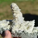 Quartz after Barite and Quartz pyrite - 900 grams - Cavnic Mine, Cavnic, Maramureș, Romania - image 5