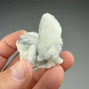 Quartz after Barite with Stibnite(?)  (1639) - image 2