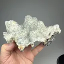 Quartz after Calcite with Pyrite, Sphalerite - image 2