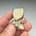 Quartz after Fluorite with Siderite - image 3