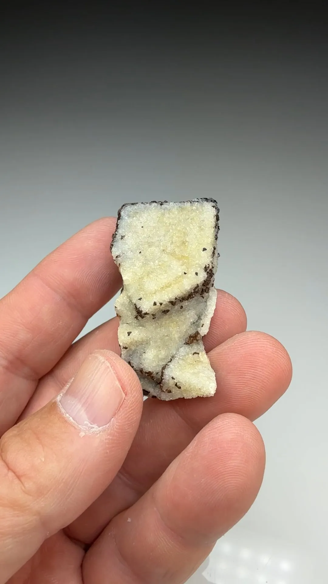 Quartz after Fluorite with Siderite - image 3